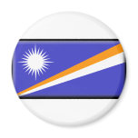 Marshall Islands Flag Refrigerator Magnet