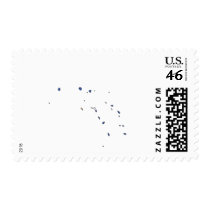 Marshall Islands flag map postage