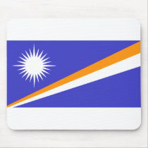 Marshall Islands Flag Mousepad