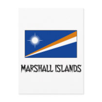 Marshall Islands Flag postcards by flagshirt Marshall Islands Flag postcards