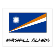 Marshall Islands Flag postcards