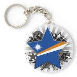 Marshall Islands Star Key Chains