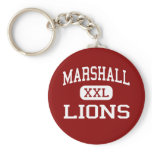 Marshall - Lions - High School - Marshall Illinois Key Chain