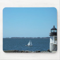 Marshall Point Light Mouse Mats