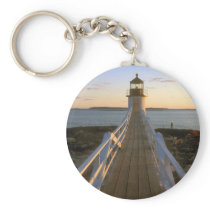 Marshall Point Lighthouse Maine Key Chain