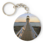 Marshall Point Lighthouse Maine Key Chain