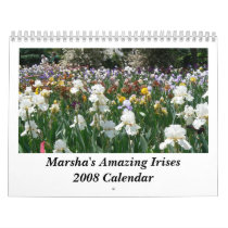 Marsha's Amazing Irises 2008 Cale... Calendar