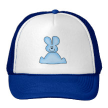 Marshmallow Bunny (blue) Tshirts and Gifts Mesh Hat