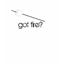 marshmallow, got fire? t-shirts by trish1968 marshmallow, got fire? t-shirts