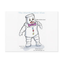 Marshmallow Man Post Cards