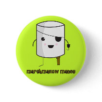 Marshmallow Matey Button by CupcakeJoy Marshmallow Matey Button