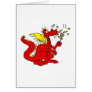 Marshmallow Toasting Dragon Greeting Cards