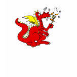 Marshmallow Toasting Dragon Tee Shirt