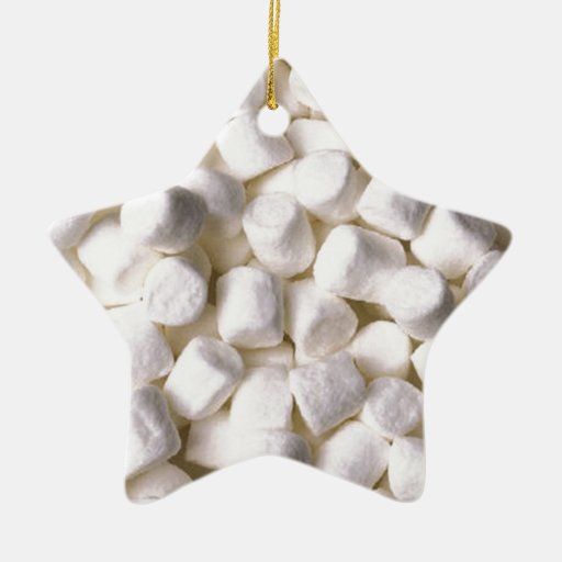 marshmallows christmas tree ornament zazzle marshmallows christmas tree ornament zazzle