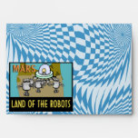 Marte - tierra de los sobres de los robots