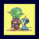 Marteenie Magnet by chiodobros Marteenie Magnet