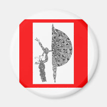 martha graham dancing magnet