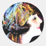 Martha Mansfield Round Stickers