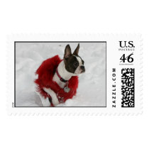 Martha's first snow postage by MarthaBT Martha's first snow postage