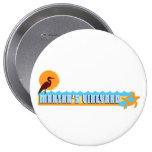 Martha's Vineyard "Beach" Design. Pinback Buttons
