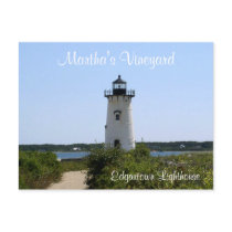 Martha's Vineyard Edgartown Lighthouse Post Card