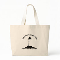 Martha's Vineyard "Lighthouse" Design. Canvas Bags