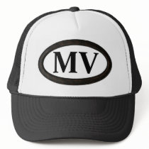 Martha's Vineyard, MA "MV" Mesh Hat