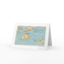 Martha's Vineyard & Nantucket Islands Greeting Card