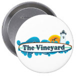 Martha's Vineyard "Surf" Design. Button