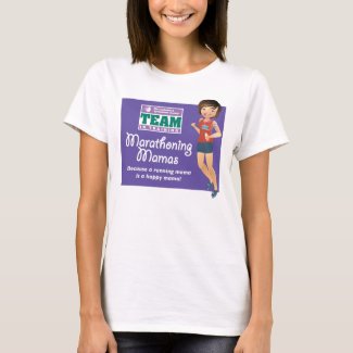 Marthoning Mamas Baby Doll T-shirt shirt