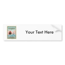 Martial Art Vintage Japanese Silk Label Bumper Stickers