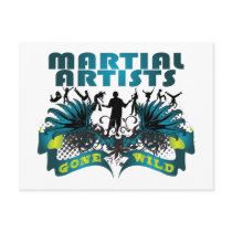 Martial Artists Gone Wild postcards