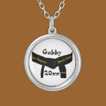 Martial Arts 1st Degree Black Belt Necklace necklaces