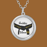Martial Arts 3rd Degree Black Belt Necklace necklaces