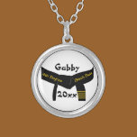 Martial Arts 4th Degree Black Belt Necklace necklaces