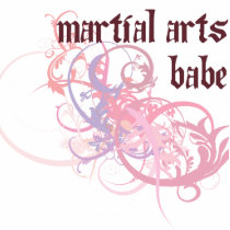 Martial Arts Babe photo sculptures