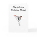 Martial Arts Birthday Party cards by Will123a Martial Arts Birthday Party cards