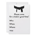 Martial Arts Birthday Party Invitation