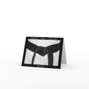 Martial Arts Black Belt Congratulations card