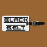 Martial Arts Black Belt Gear Bag Tag luggage tags