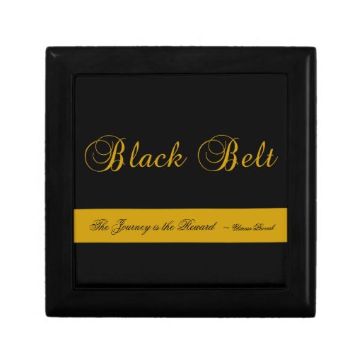 Martial Arts Black Belt Journey Gift Box Zazzle