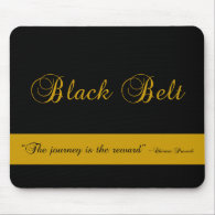 Martial Arts Black Belt Journey Mousepad