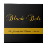 Martial Arts Black Belt Journey Tile tiles
