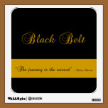 Martial Arts Black Belt Journey Wall Decal wall decals
