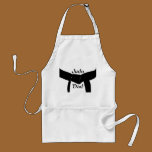 Martial Arts Black Belt Judo Dad Apron