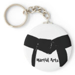 Martial Arts Black Belt Keychain