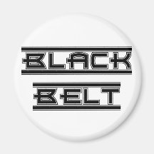 Martial Arts Black Belt Magnet