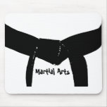 Martial Arts Black Belt Mousepad