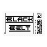 Martial Arts Black Belt Postage Stamp