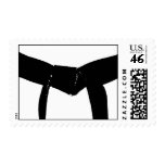Martial Arts Black Belt Postage Stamp